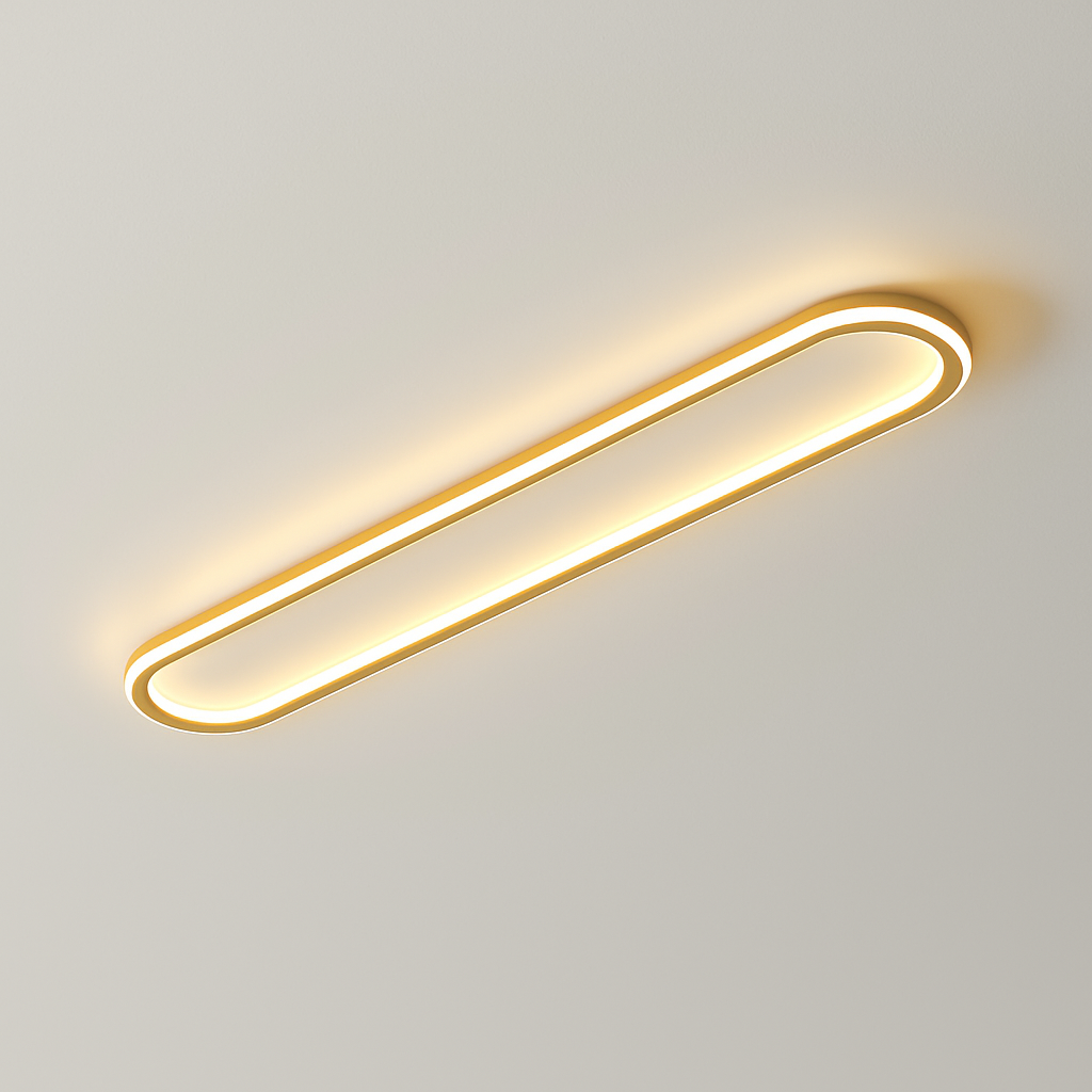 Ultra fine minimalist ceiling for indoor and outdoor - Gold-100cm / 3 Colors No Remote