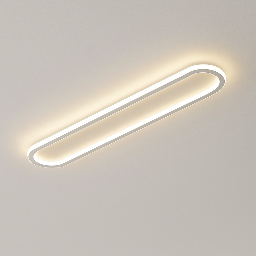 Ultra fine minimalist ceiling for indoor and outdoor - White-60cm / 3 Colors No Remote
