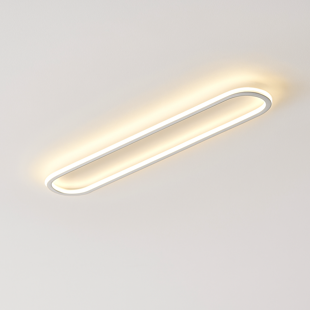 Ultra fine minimalist ceiling for indoor and outdoor - White-30cm / 3 Colors No Remote