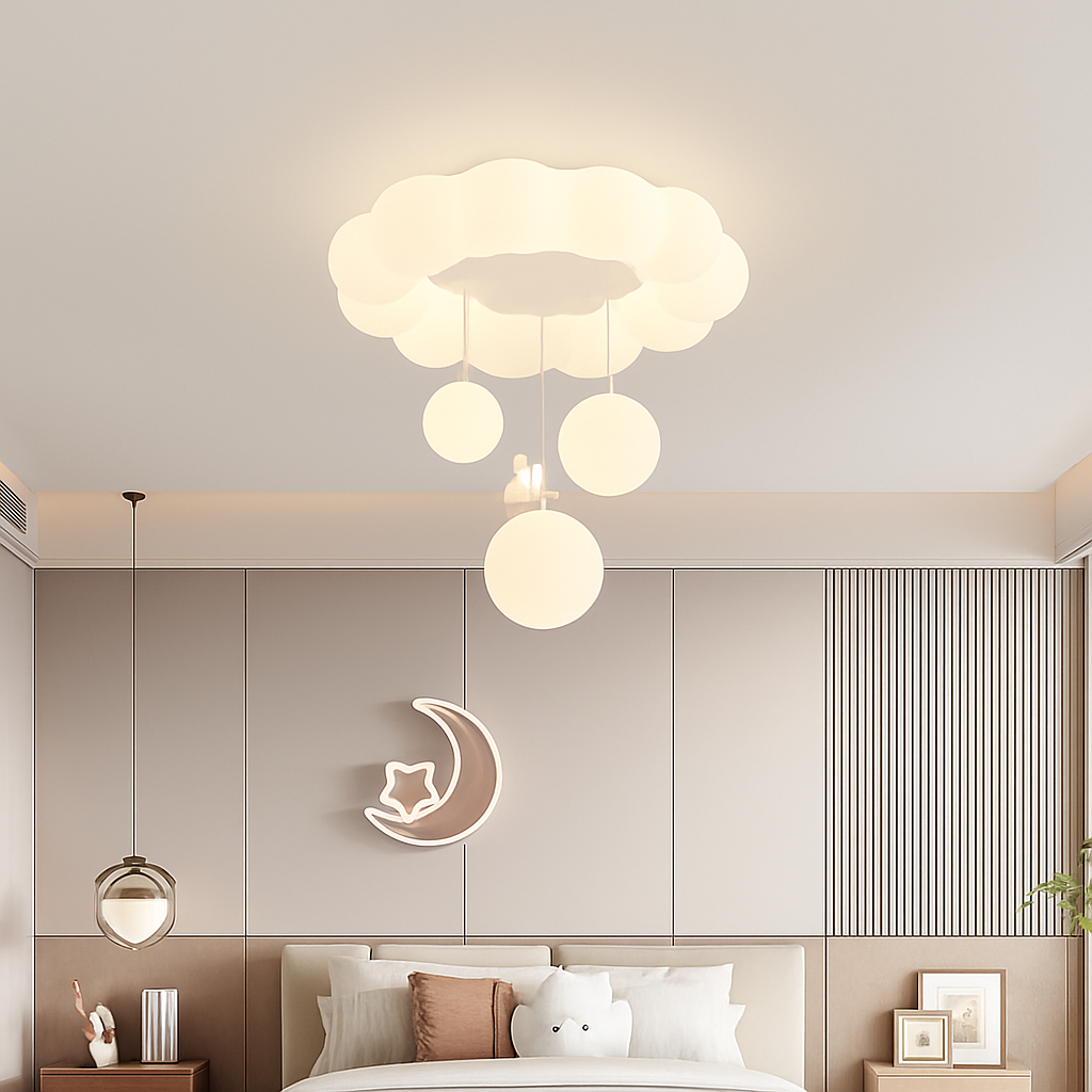 Cloud ceiling lamp rabbit bear for children room - view 3