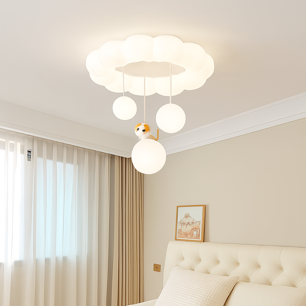 Cloud ceiling lamp rabbit bear for children room - view 5