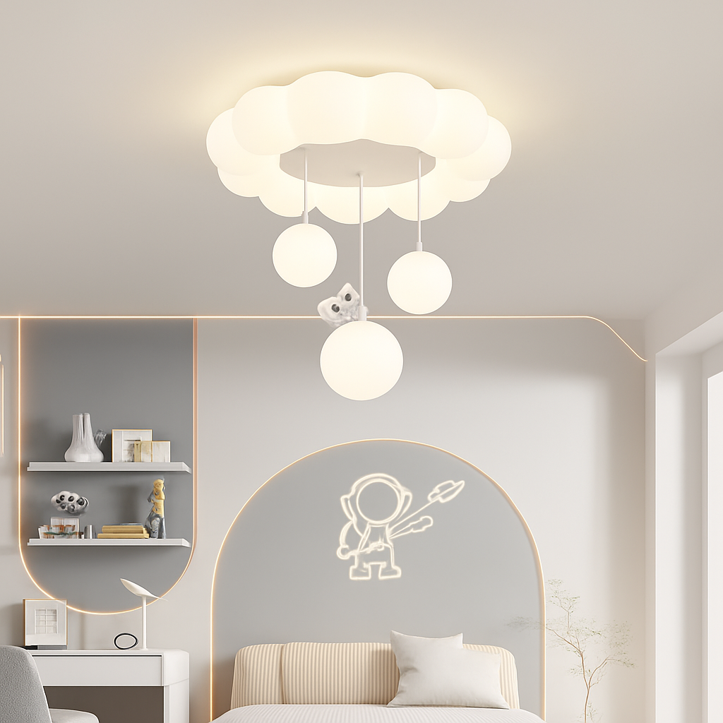 Cloud ceiling lamp rabbit bear for children room - view 6