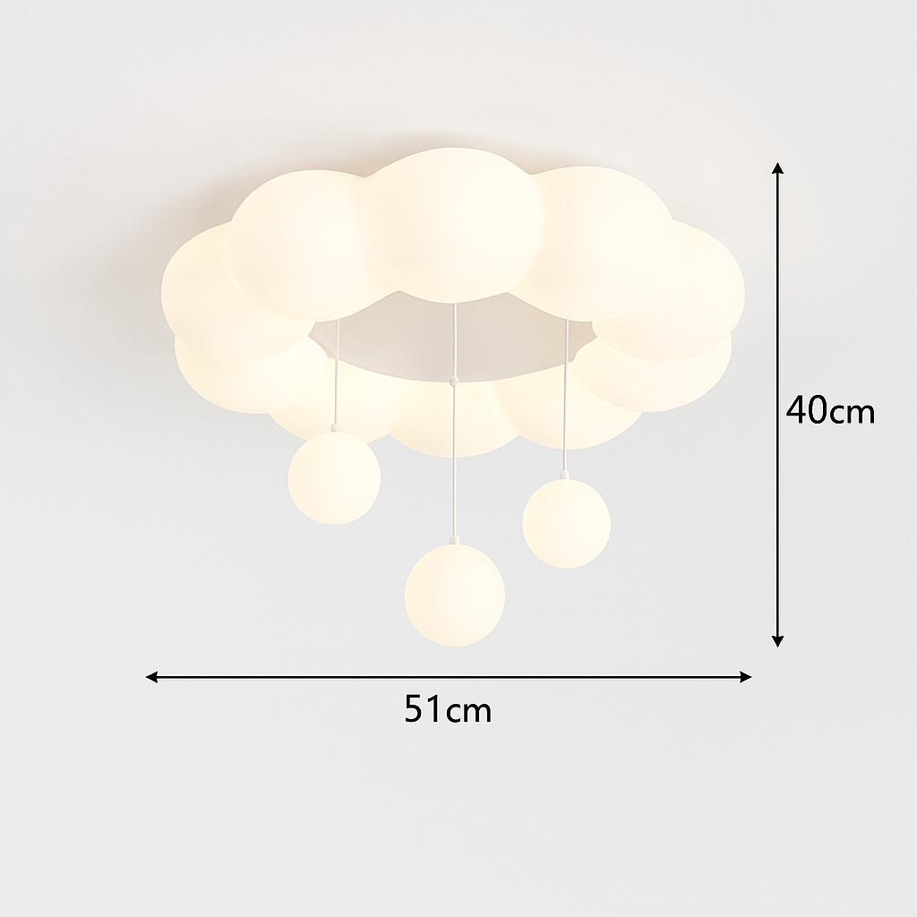 Cloud ceiling lamp rabbit bear for children room - view 9