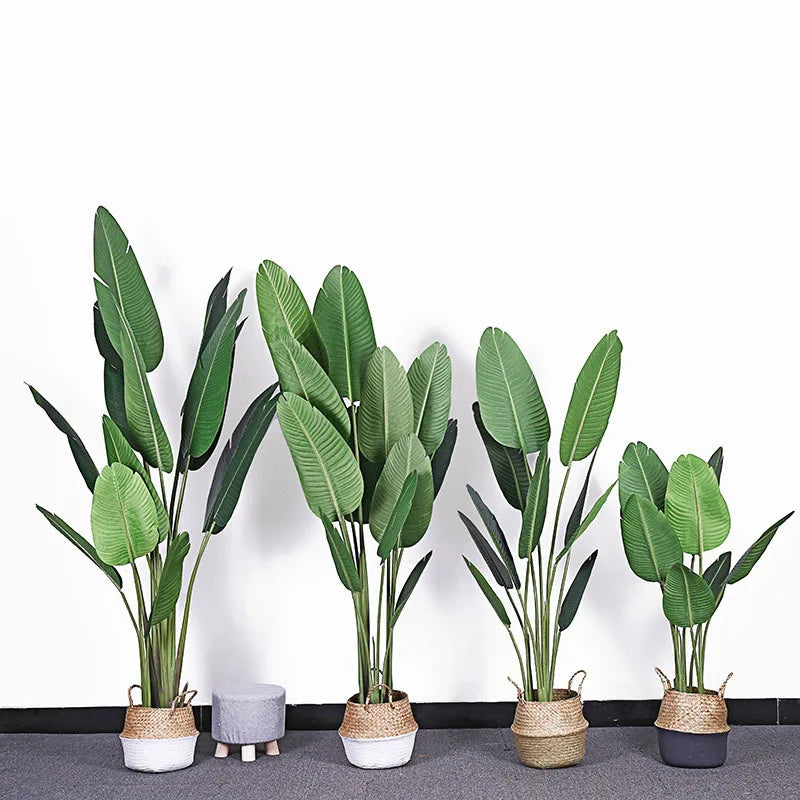Artificial tropical banana plant for interior decoration and office - view 4