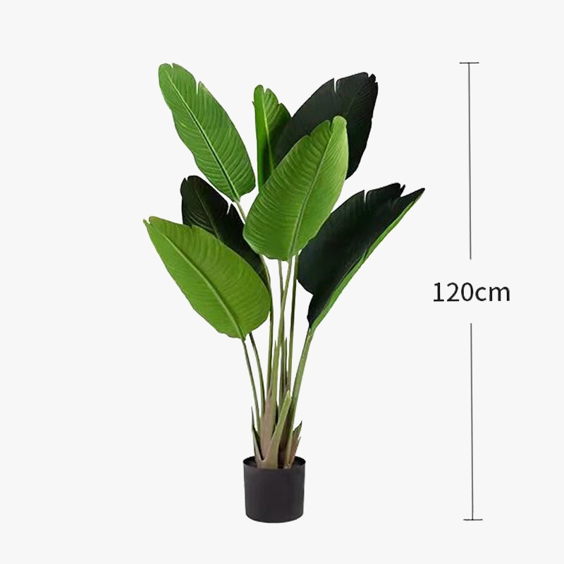 Artificial tropical banana plant for interior decoration and office - view 7