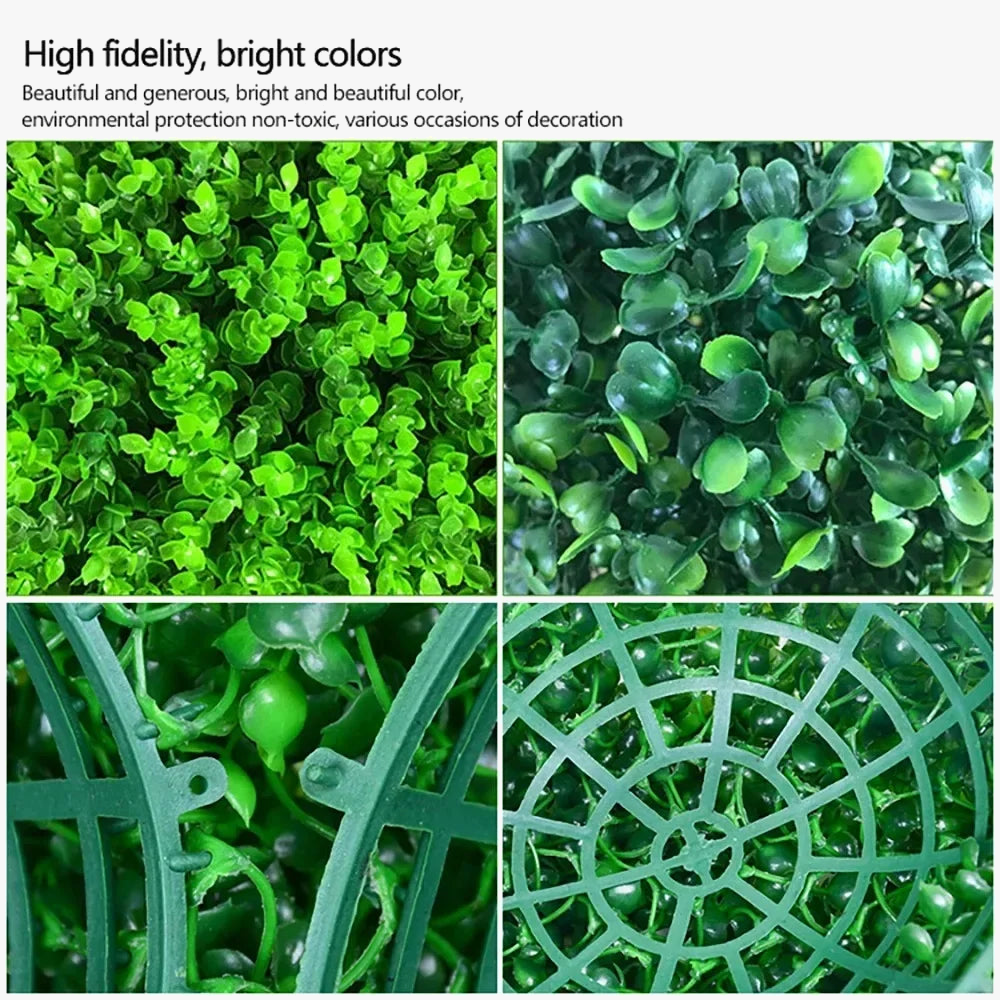 Artificial plant green ball topiary for interior and exterior decoration - view 4