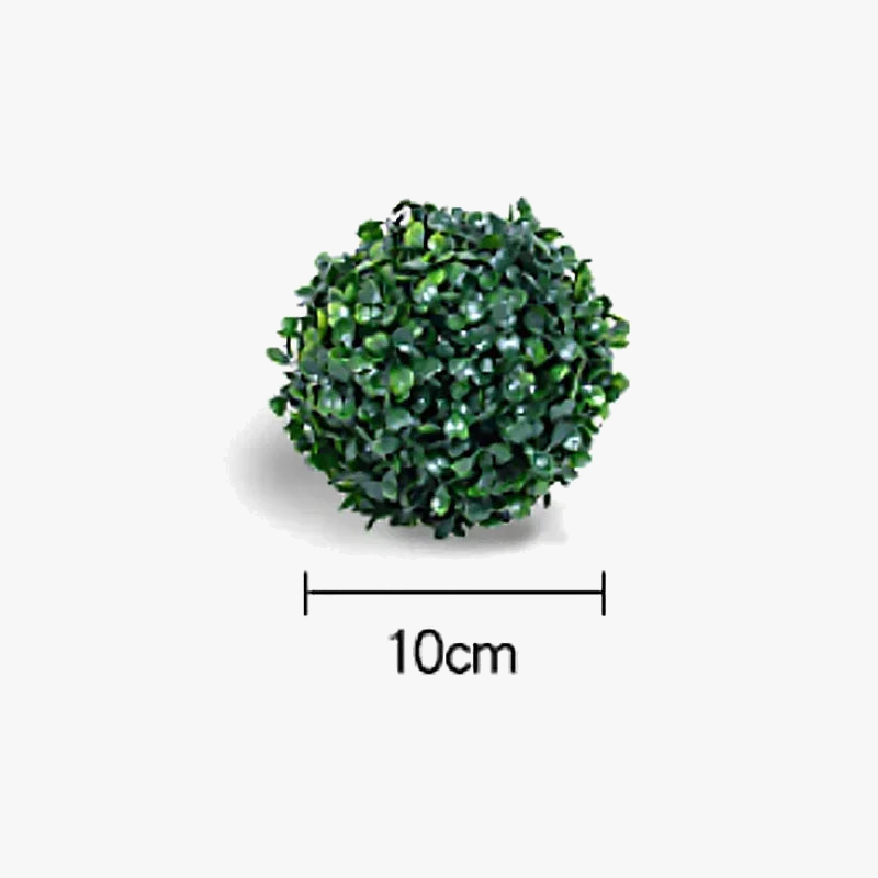 Artificial plant green ball topiary for interior and exterior decoration - view 8