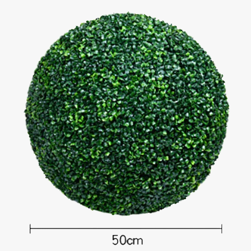 Artificial plant green ball topiary for interior and exterior decoration - view 9