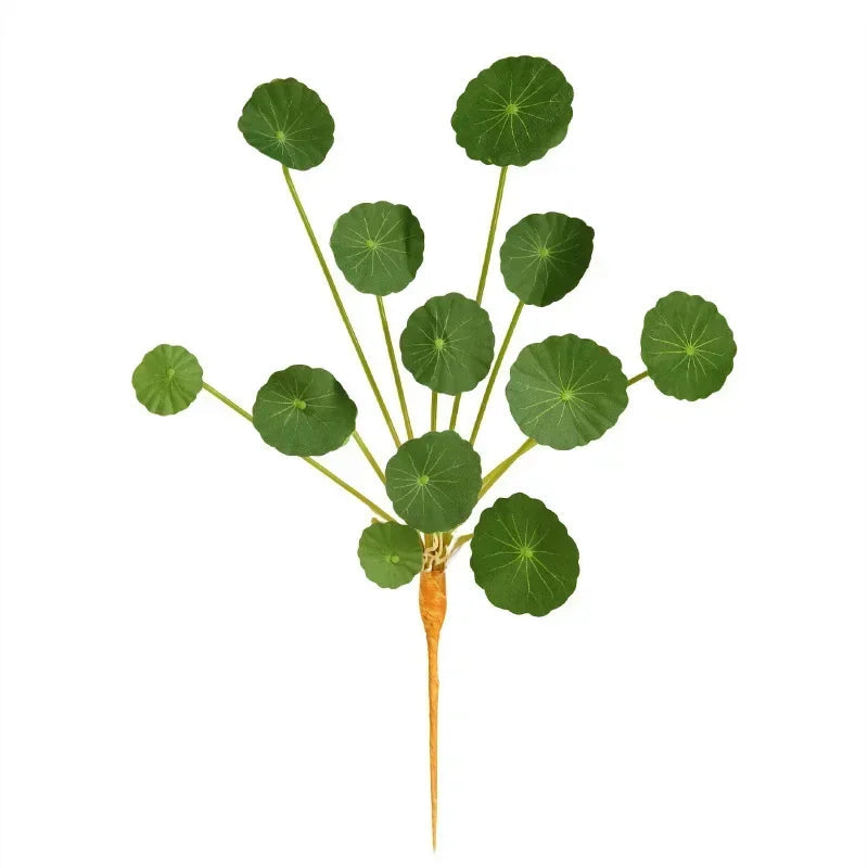 Artificial plant decoration green leaves lotus for indoor and outdoor - view 2