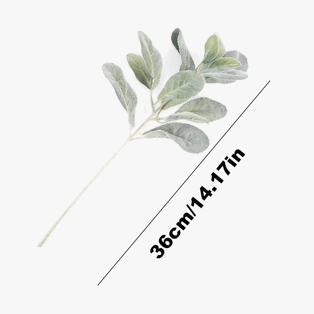 Artificial metal plant floral bouquet for festive decoration - view 8