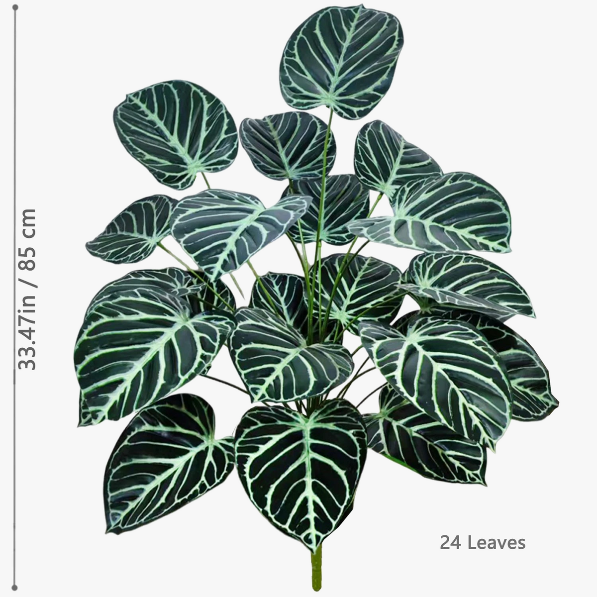 Artificial plant in pot apple leaf for interior decoration - view 6