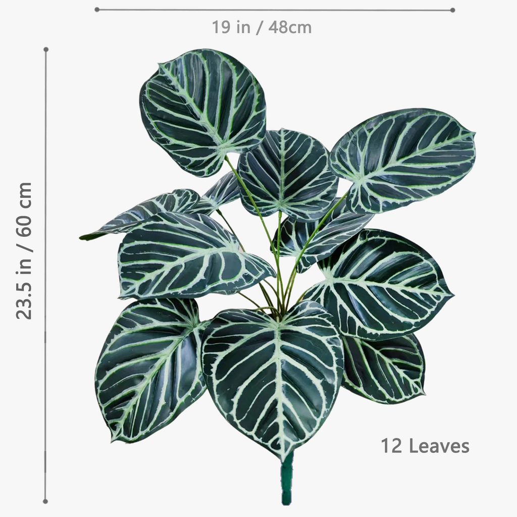 Artificial plant in pot apple leaf for interior decoration - view 8