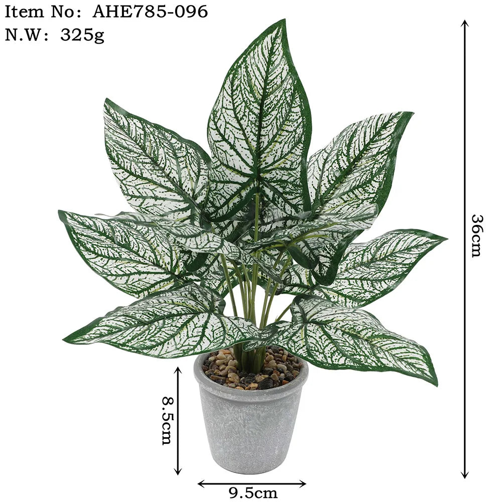 Artificial potted plant for interior decoration and party - view 2