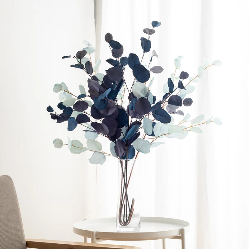 Artificial plant eucalyptus for autumn decoration and DIY arrangements - view 5