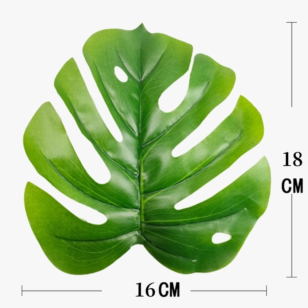 Artificial turtle leaves for interior decoration - view 5