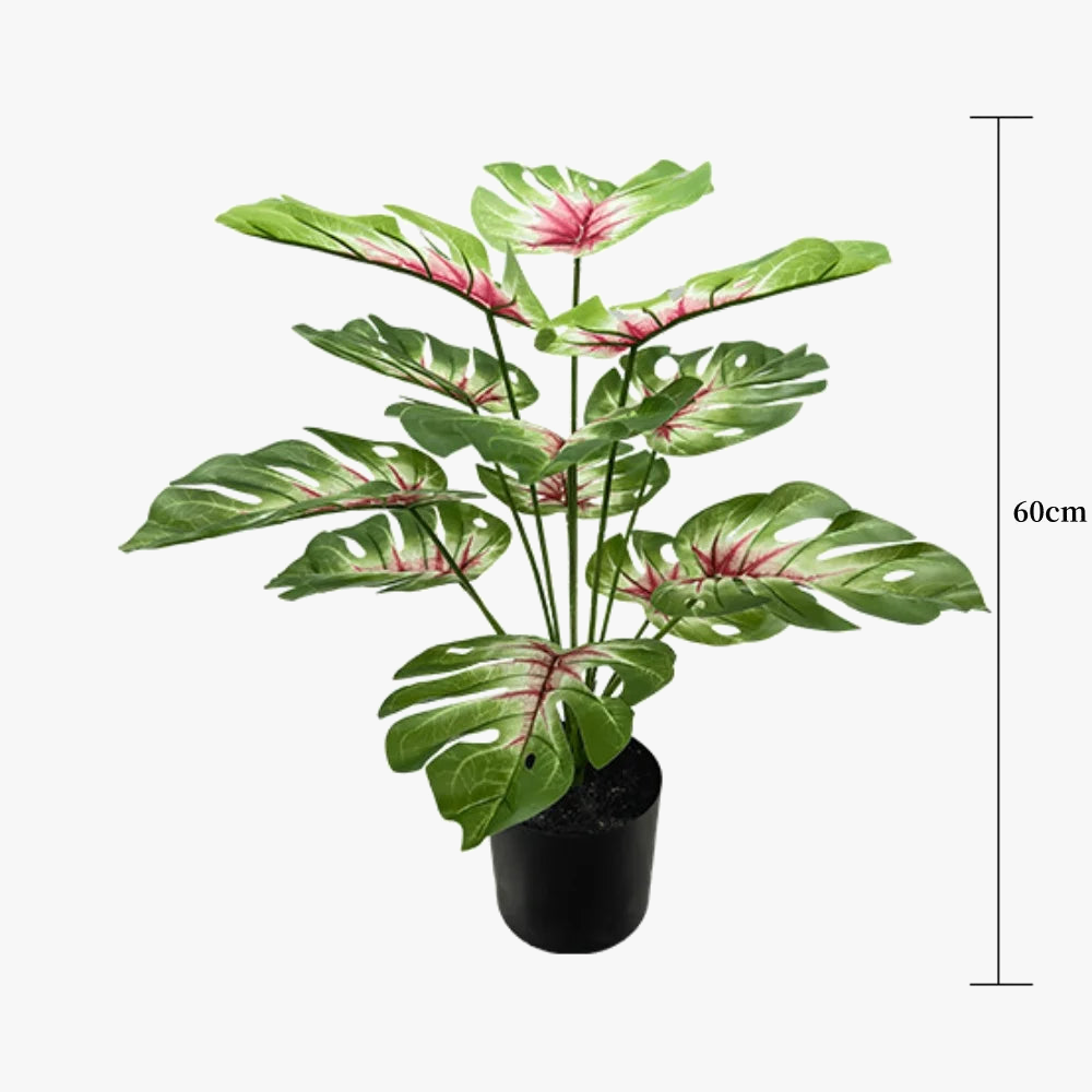 Artificial turtle leaves for interior decoration - view 6