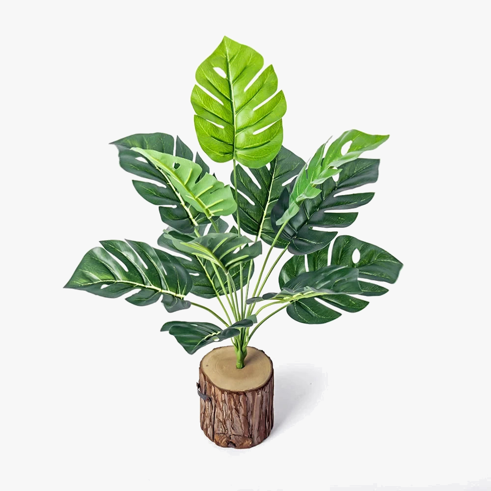 Artificial plant monstera tropical girdle for outdoor interior decoration - view 4