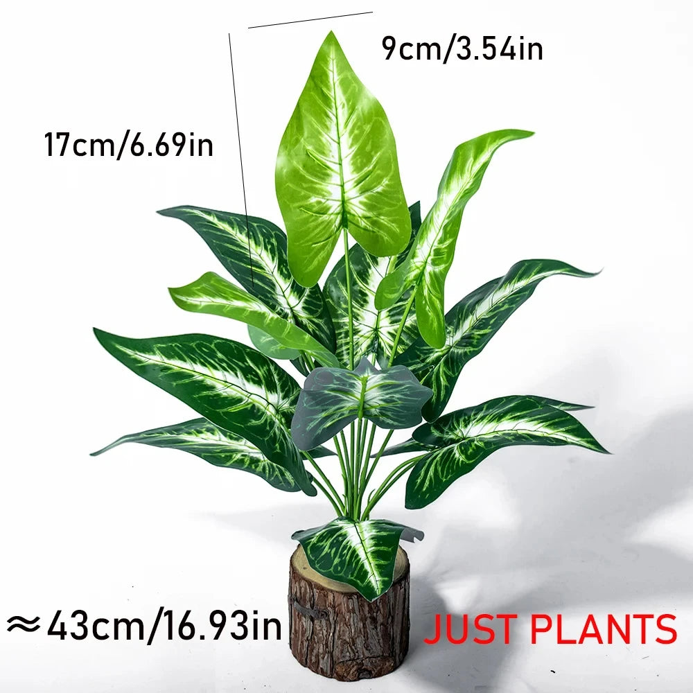 Artificial plant monstera tropical girdle for outdoor interior decoration - view 6