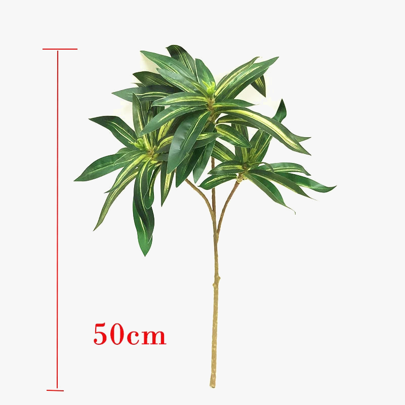 Bamboo artificial plant monstera for interior decoration - view 3