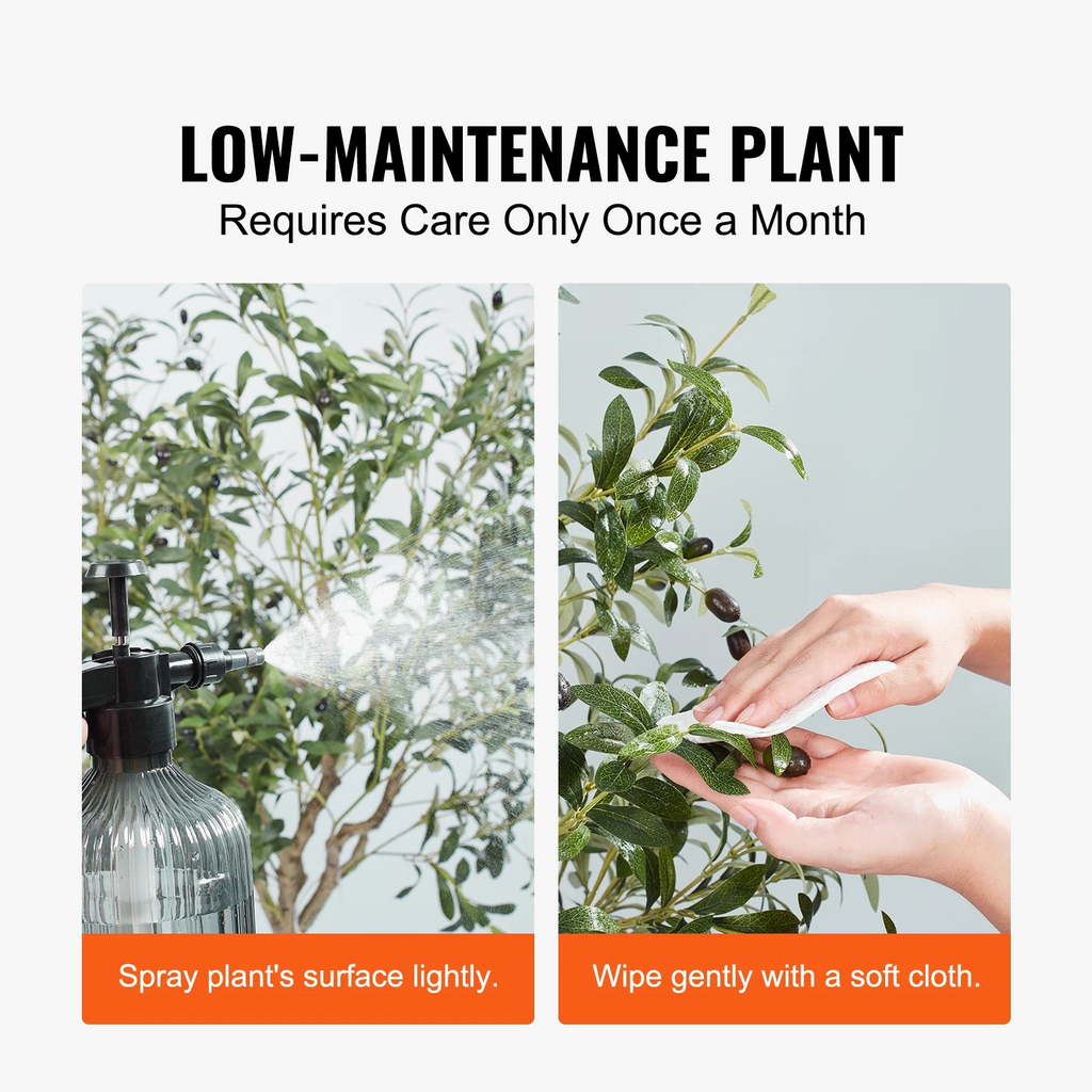 Artificial olive plant secure low maintenance for indoors - view 5