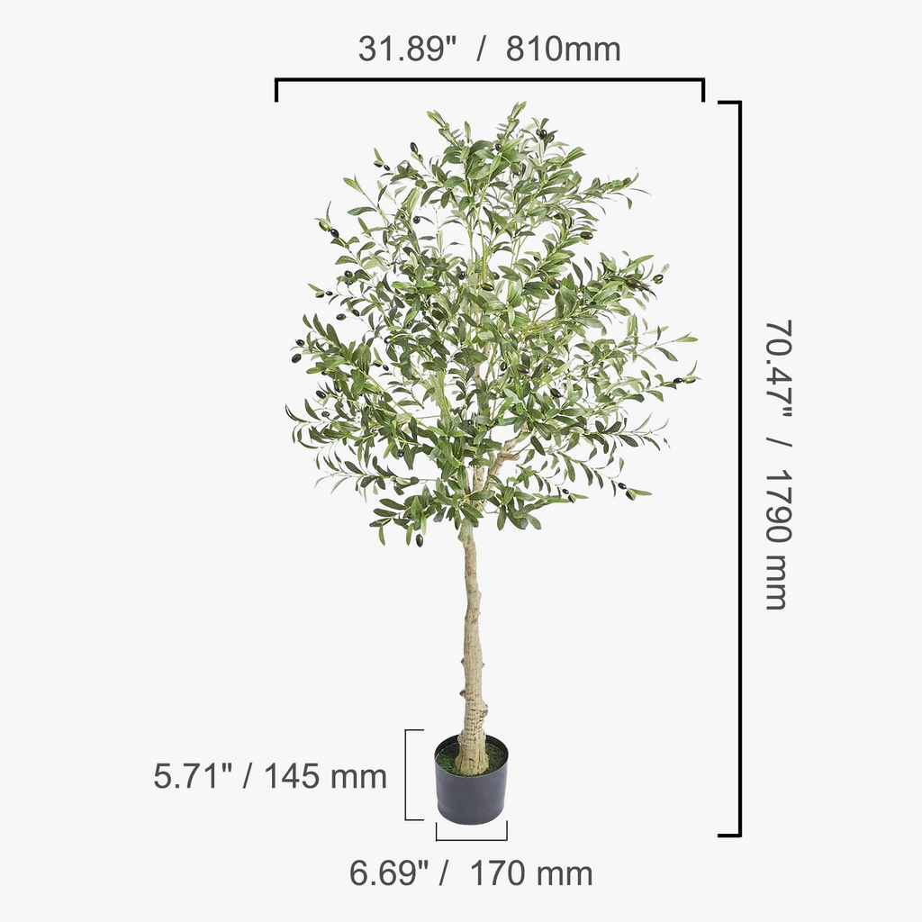 Artificial plant olive secure low maintenance for indoors - view 8