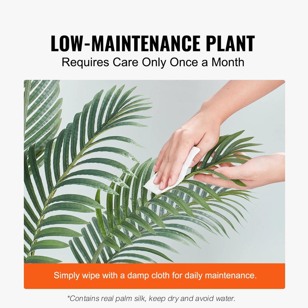 Artificial palm plant easy to care and secure for indoors - view 5
