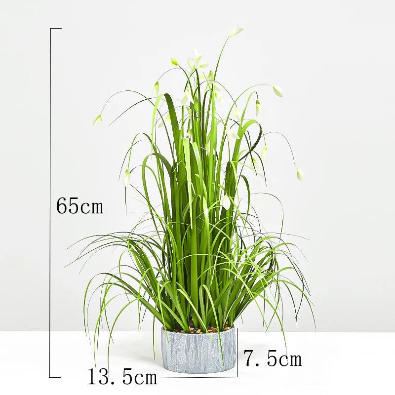 Tropical artificial plant in pot for interior and festive decoration - view 3