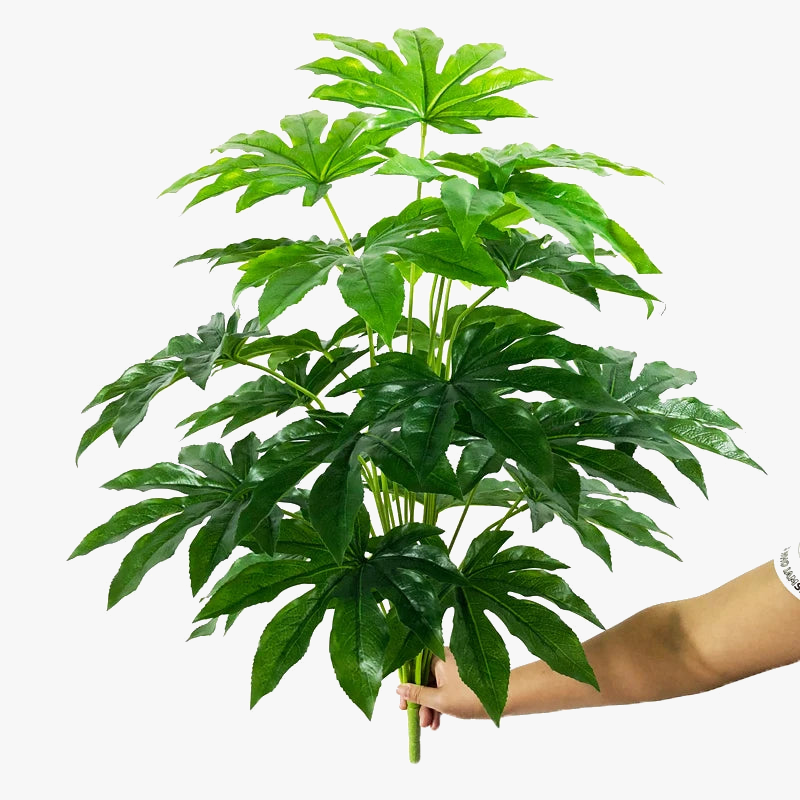 Tropical Artificial Monstera Plant, 75 cm with 24 Leaves - view 8