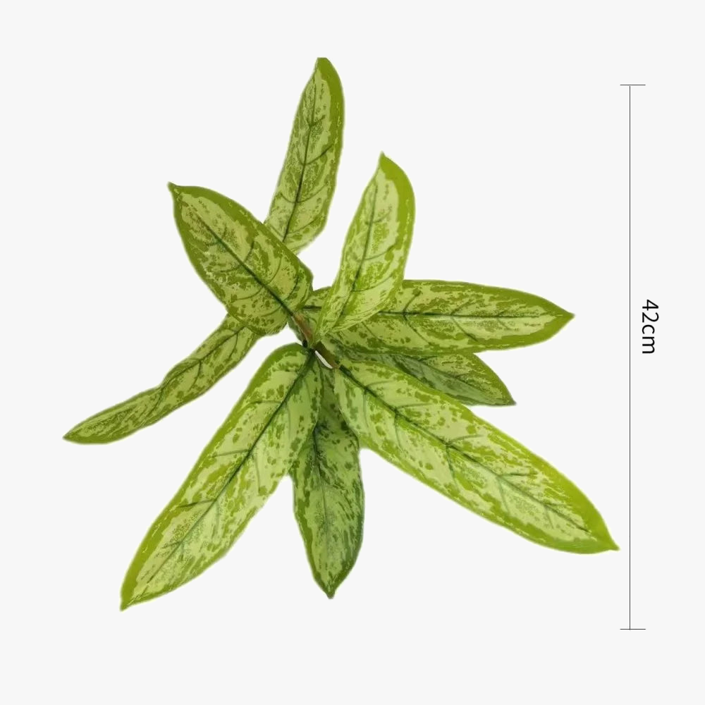 Artificial green plant in pot for modern interior decoration - view 8