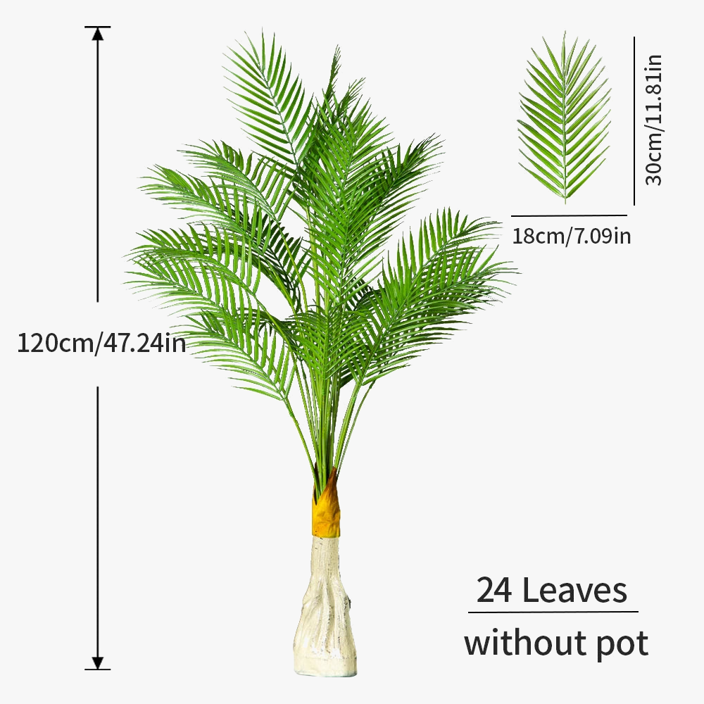 Artificial tropical palm plant for interior and exterior decoration - view 5