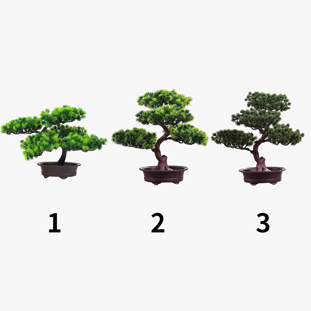 Bonsai style decorative pot plant for home and office - view 2