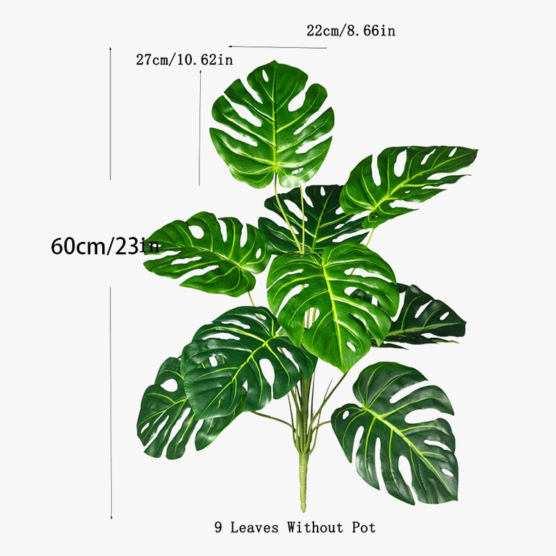 Tropical artificial monstera plant for interior and exterior decoration - view 8