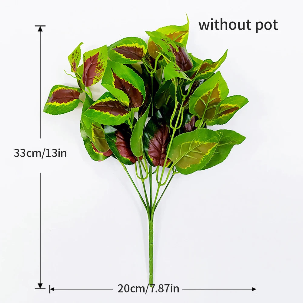 Artificial tropical plastic plant for interior and exterior decoration - view 5