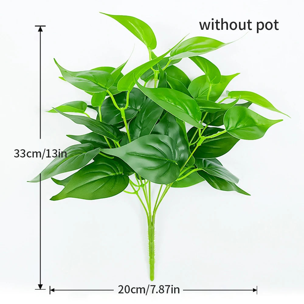 Artificial tropical plastic plant for interior and exterior decoration - view 6
