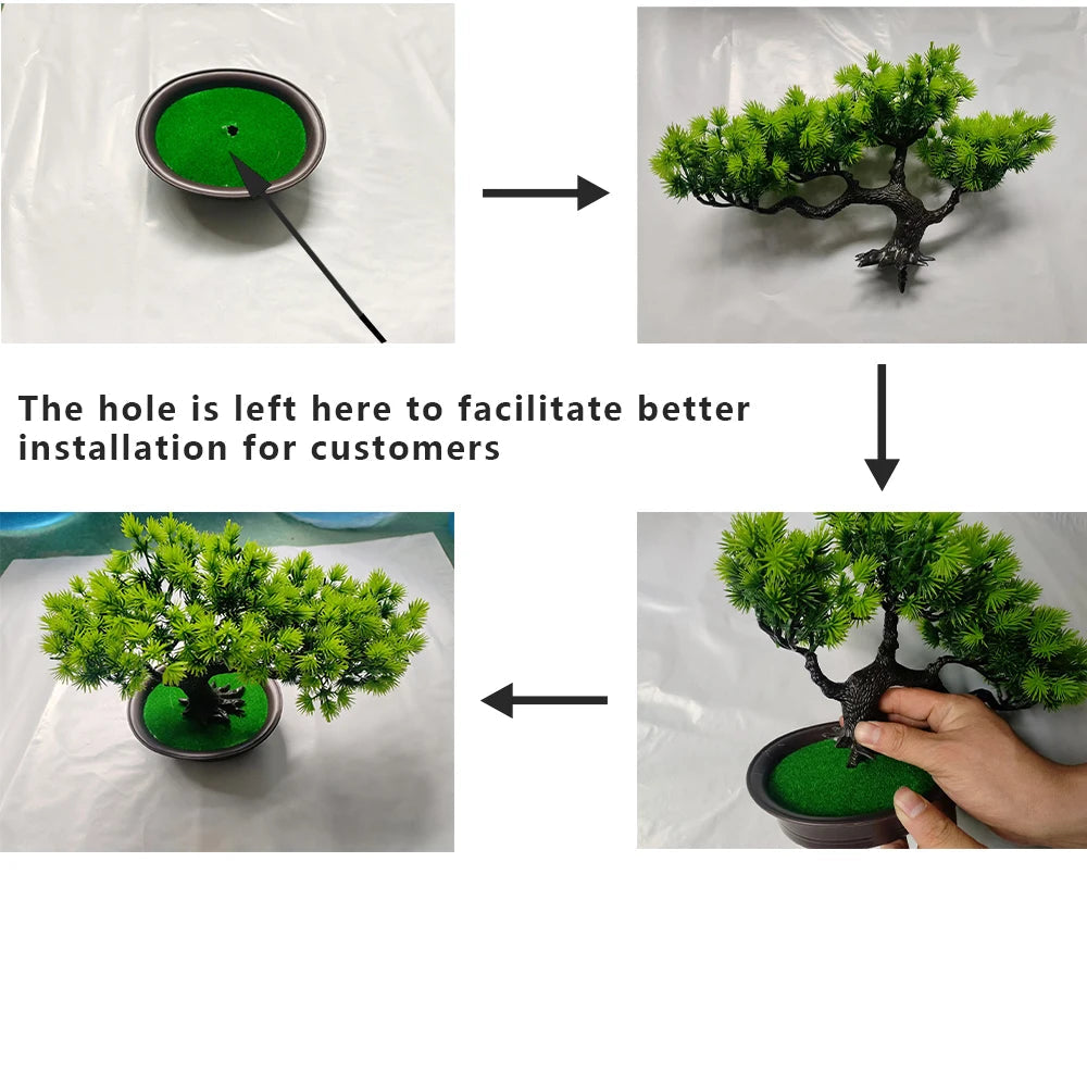 Classic Artificial Bonsai Plant for Home Decor - view 6