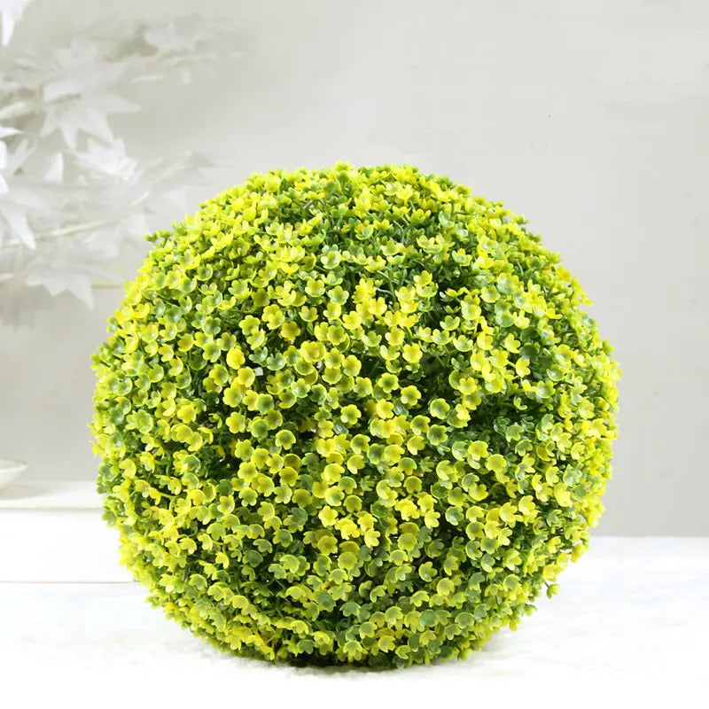 Artificial plants ball plastic grass for garden decoration - view 7