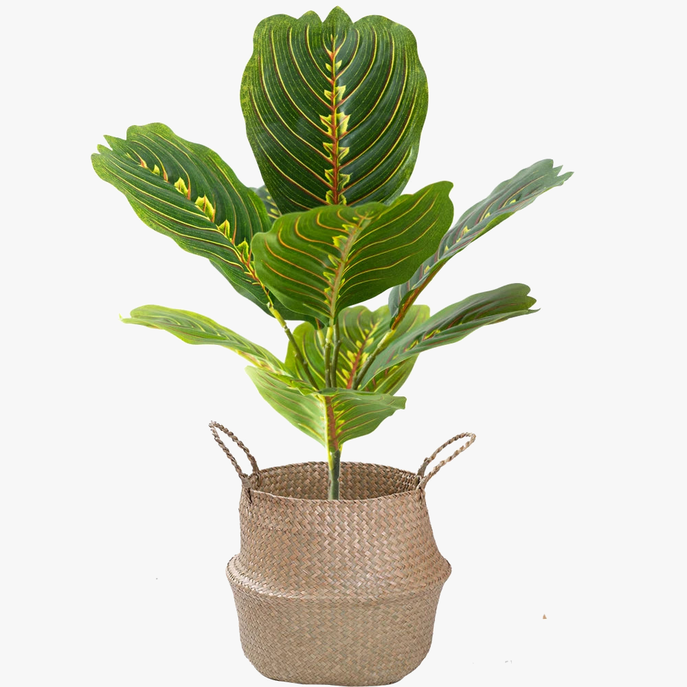 Artificial plants fake rubber ficus branch for interior decoration - view 5