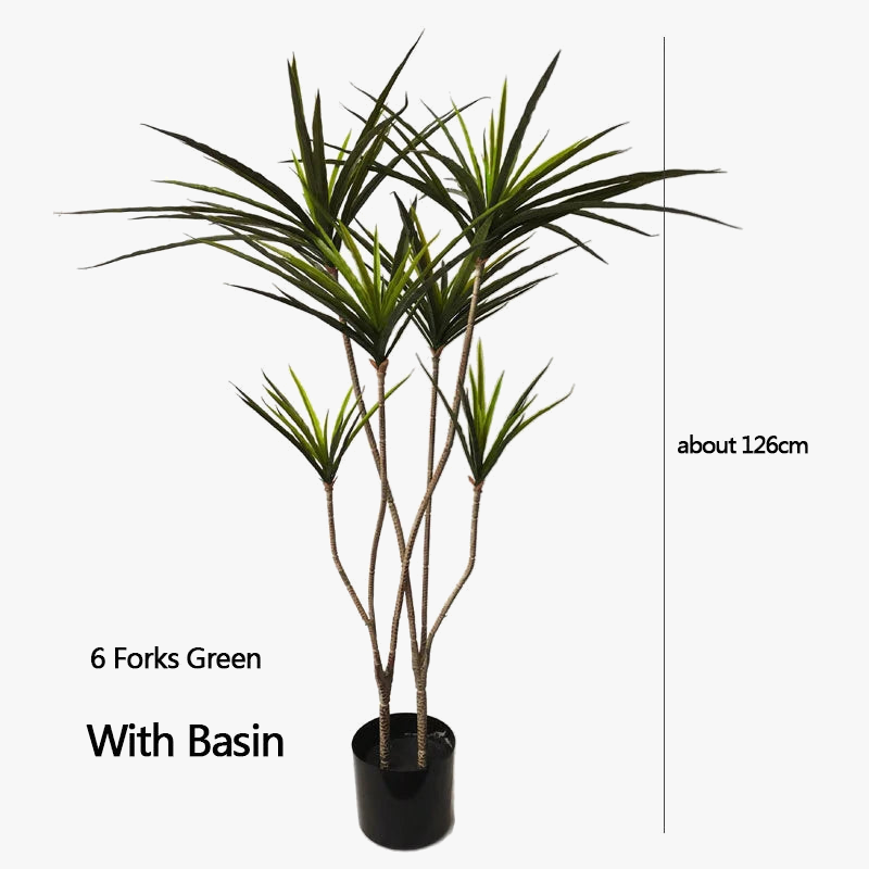Artificial plants dracaena for tropical interior decoration - view 8
