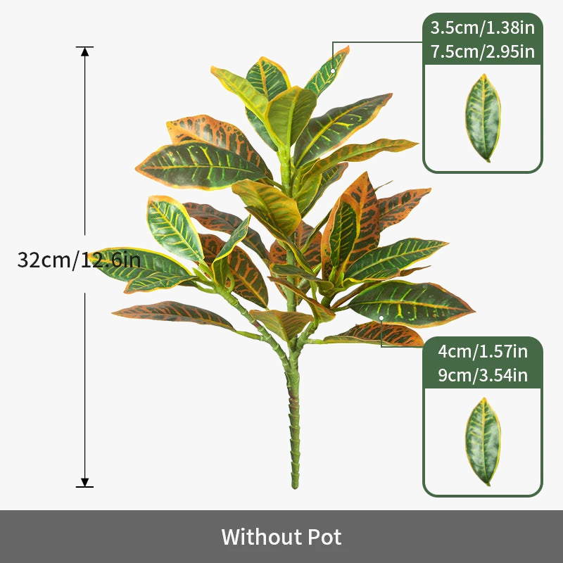 Artificial plants ficus tropical tree for interior or exterior decoration - view 4