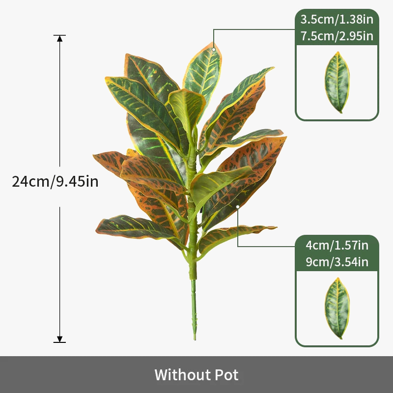 Artificial plants ficus tropical tree for interior or exterior decoration - view 5