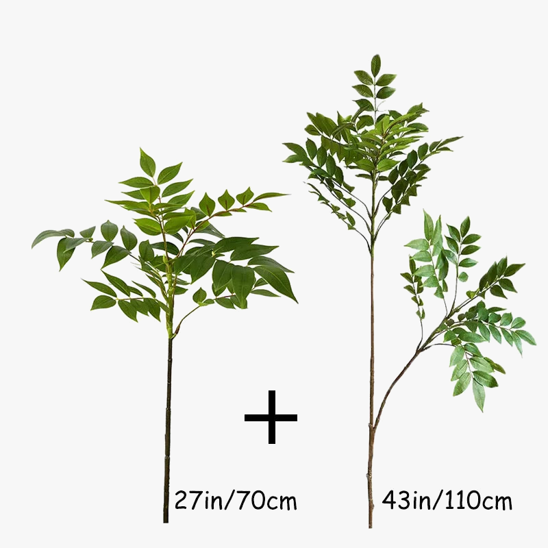 Artificial plastic ficus plants for interior decoration - view 5