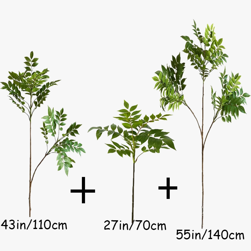 Artificial plastic ficus plants for interior decoration - view 6