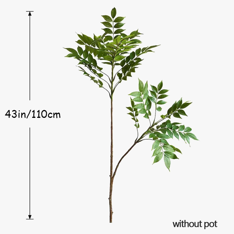 Artificial plastic ficus plants for interior decoration - view 7
