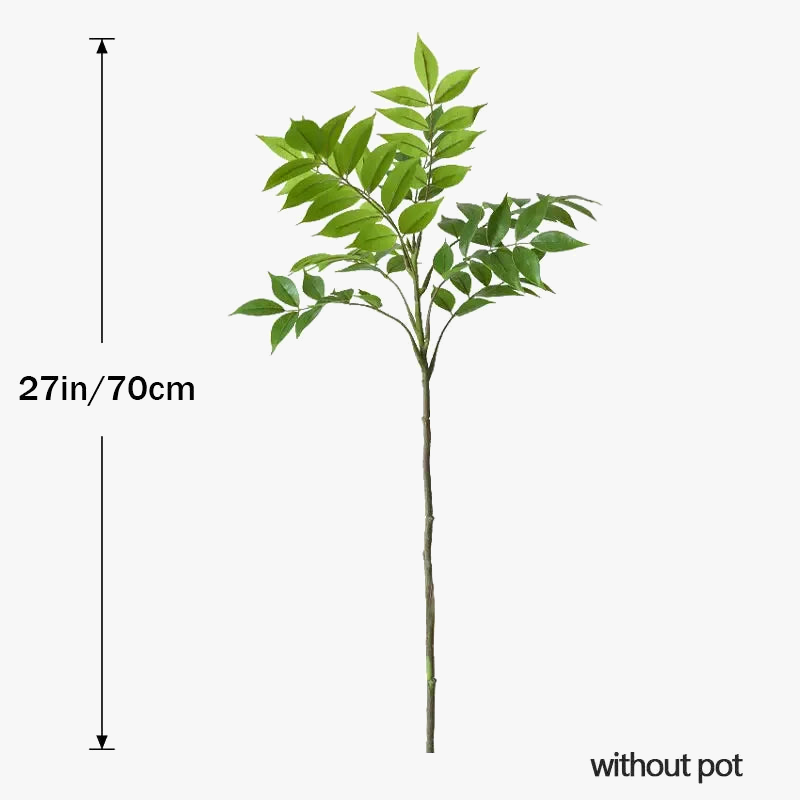Artificial plastic ficus plants for interior decoration - view 8