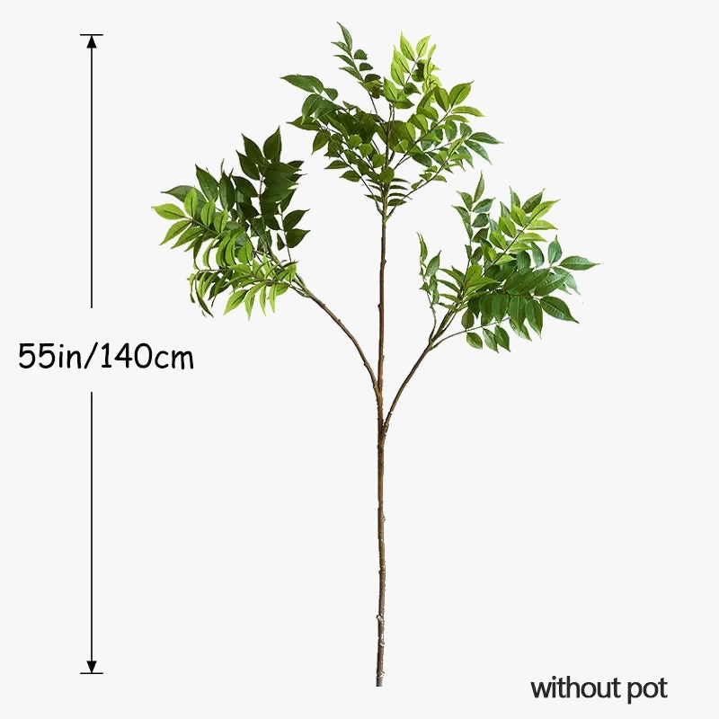 Artificial plastic ficus plants for interior decoration - view 9