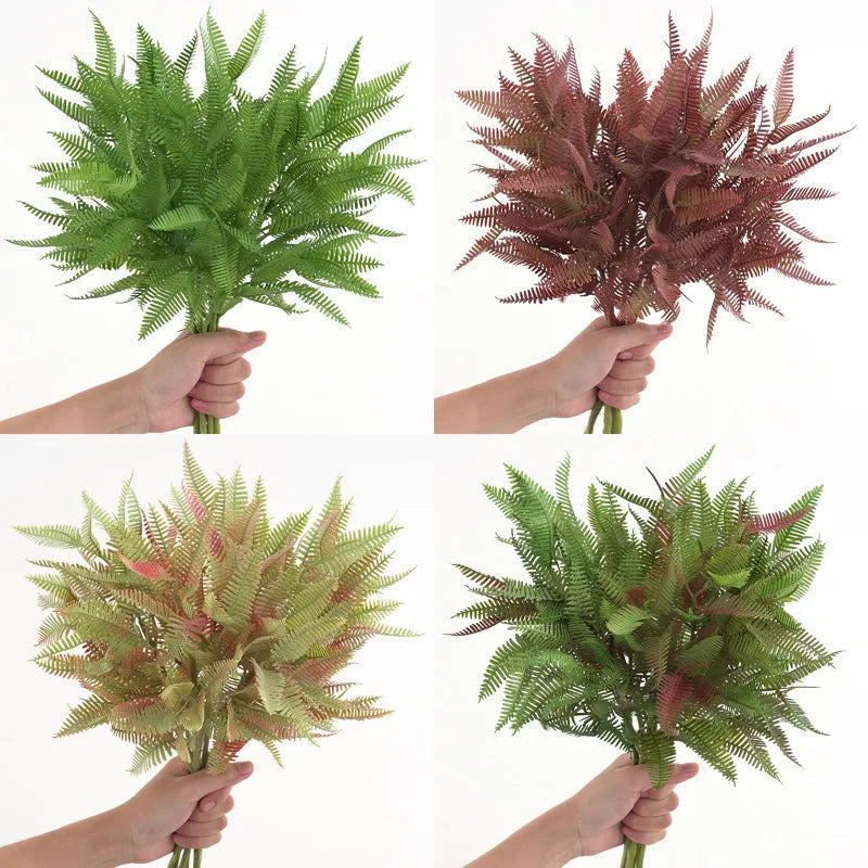 Artificial plants fern green decoration for interior - view 2