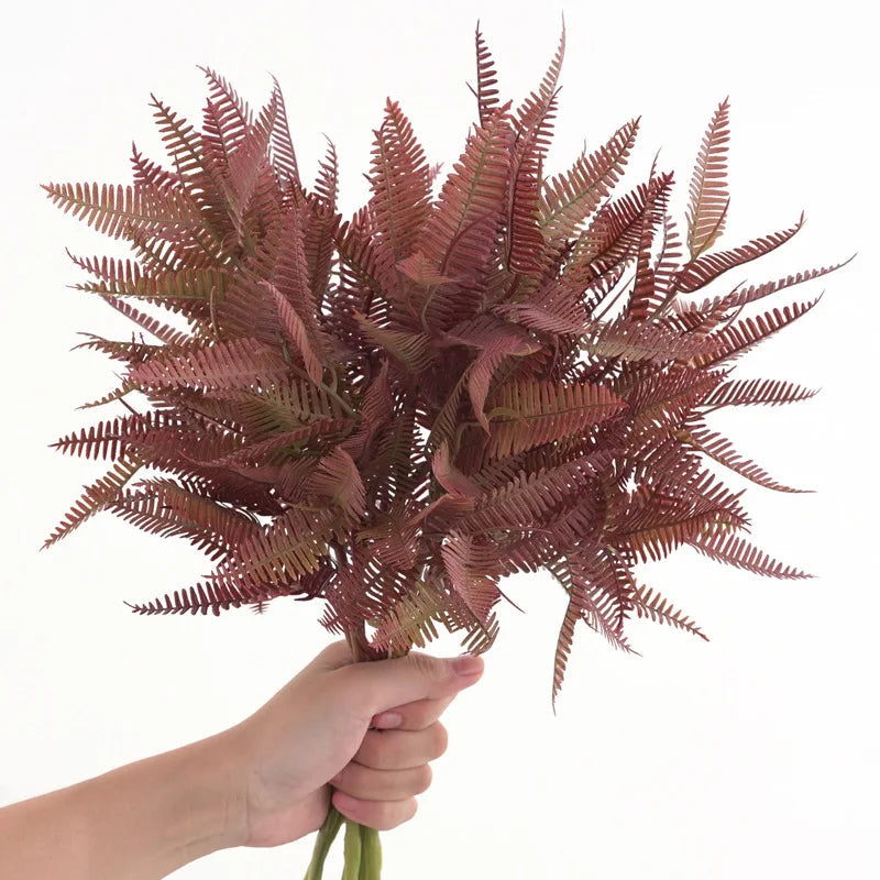 Artificial plants fern green decoration for interior - view 4