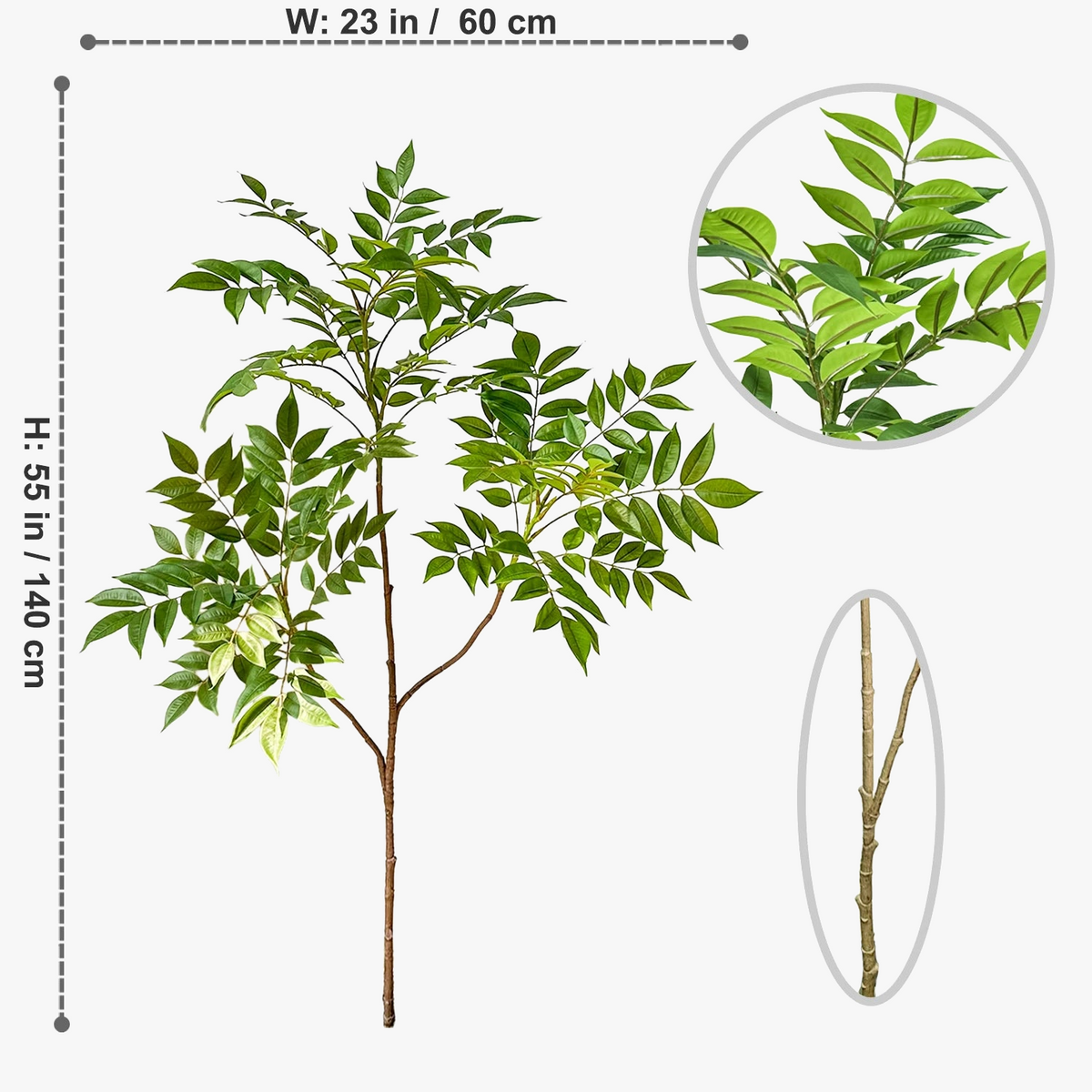 Artificial plants large fake branches for outdoor interior decoration - view 9