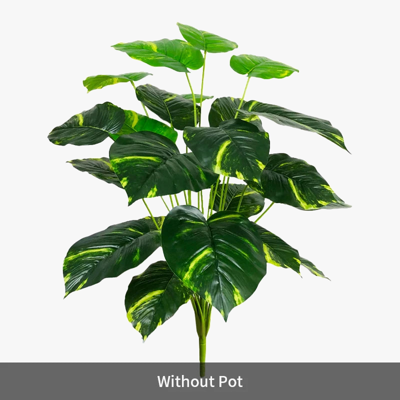 Artificial plants large leaves monstera for interior decoration - view 6
