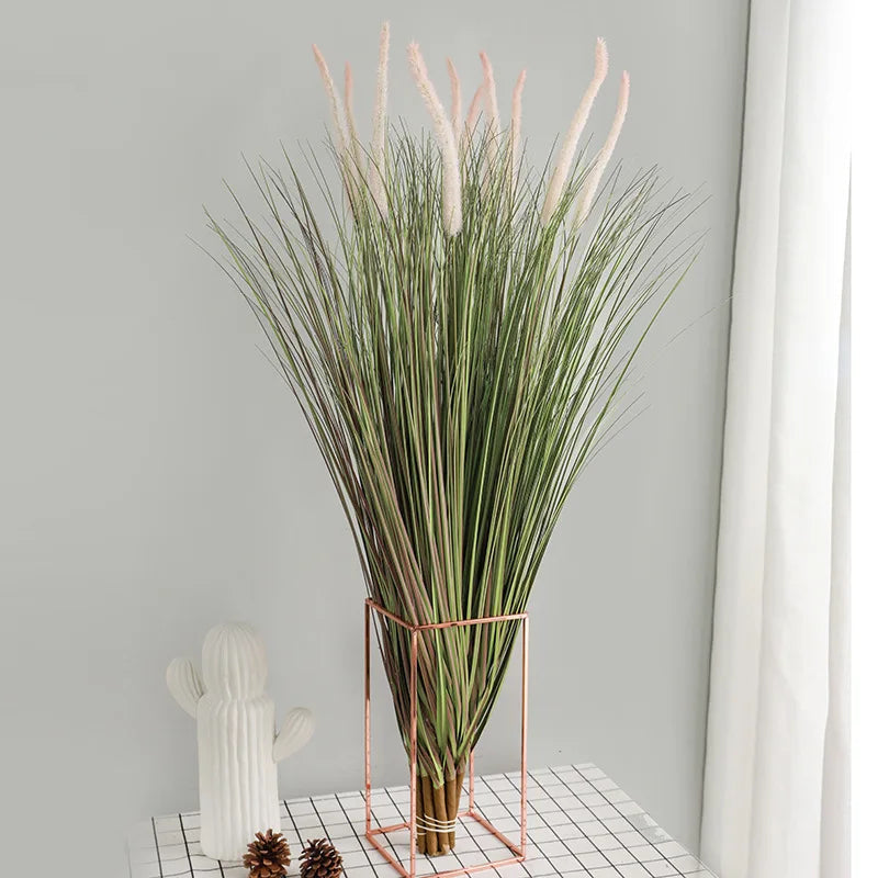 Artificial plants onion grass and pampa for outdoor interior decoration - view 4
